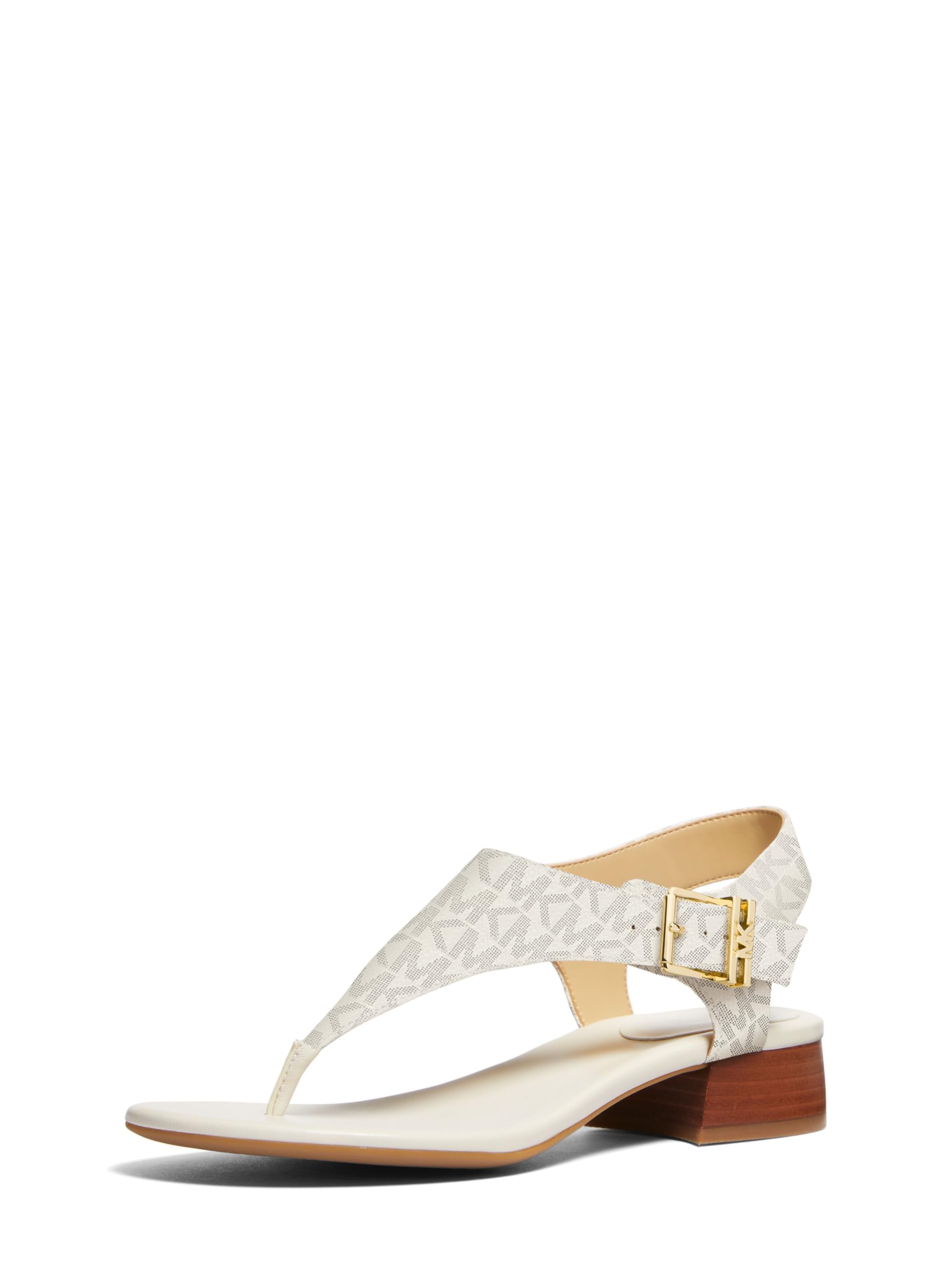 Michael Kors Women’s Robyn Flex Thong Sandal, Vanilla, 6.5