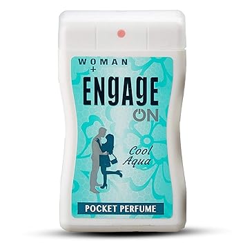 Engage ON Cool Aqua Pocket Perfume for Women, 18.8ml Pack