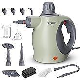 Multi-Surface Handheld Pressurized Steam Cleaner with 13 PCS Accessory ，Portable Steamer for Cleaning, Multipurpose Steam Cleaner for Home/Car/Bathroom/Grease/Upholstery/Floor/Grout and More (Green)