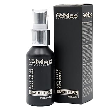 Femmas Haarserum mit Keratin, Anti Spliss, gegen Sprödes, krauses, trockenes Haar ohne zu fetten