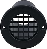 AB Tools Gas Drop Out Floor Vent 75mm Caravan Motorhome Van Conversion Black view 6