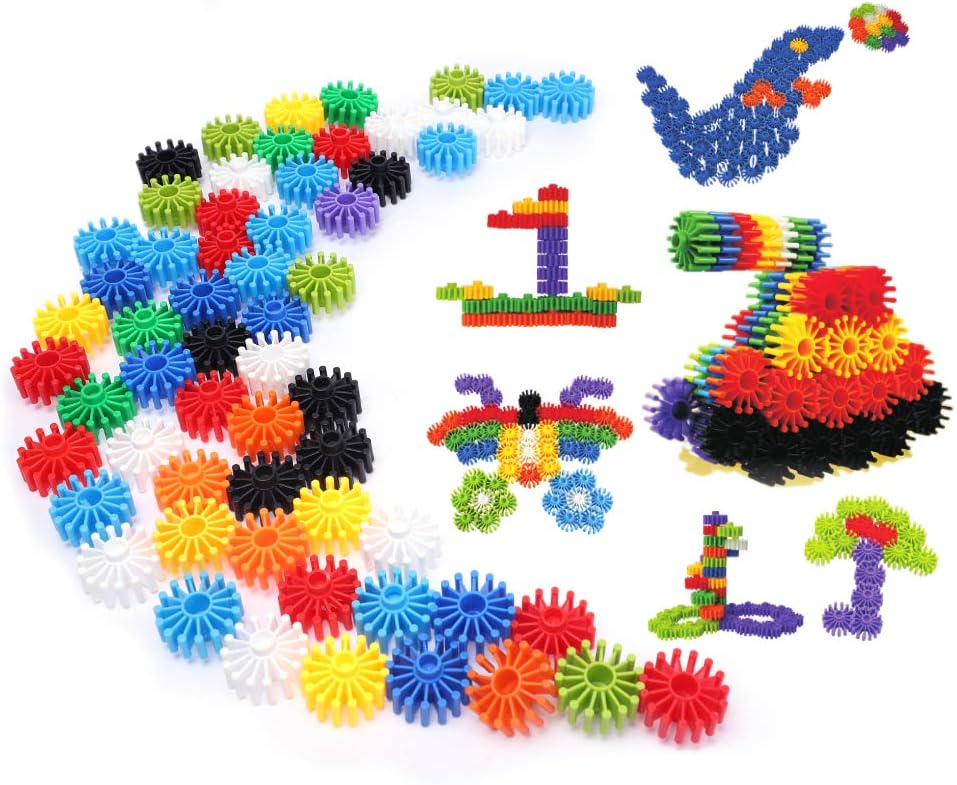 Building Blocks Bars - Different Shape Educational Construction Engineering Set 3D Puzzle , Interlocking Creative Connecting Kit A Great STEM Toy for Both Boys and Girls (Style 3)