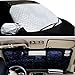 carsun Snow Cover for Car Windshield - Auto UV Protector Cover Shields Windshield Snow Shades for All Weather Car Front Window Cover (75x 39 inches)