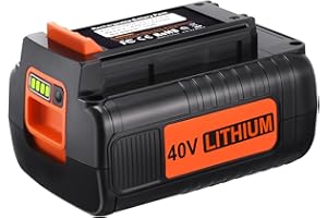 Powerextra 3.0Ah 40-Volt MAX Replacement Battery Compatible with Black&Decker LBX2040 LBX36 LBXR36 LBXR2036 40V Lithium Ion Battery