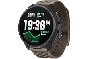 SUUNTO Race 2 GPS Sports Watch, 1.5" AMOLED Touchscreen w/Crown, 16 Days Battery Life, Training Metrics and Recovery Insights, Dual-GNSS, 32GB Global Offline Maps, Lightweight, Titanium Trail
