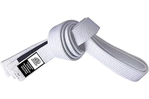 REEVO BJJ Belts - Premium Cotton, IBJJF Compliant, Brazilian Jiu Jitsu Belts