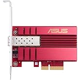 Asus 10Gbps Gigabit Ethernet PCI Express, Network Adapter PCIe 2.0/3.0 X4 SFP+ Network Card/Ethernet Card Support Fiber Optic