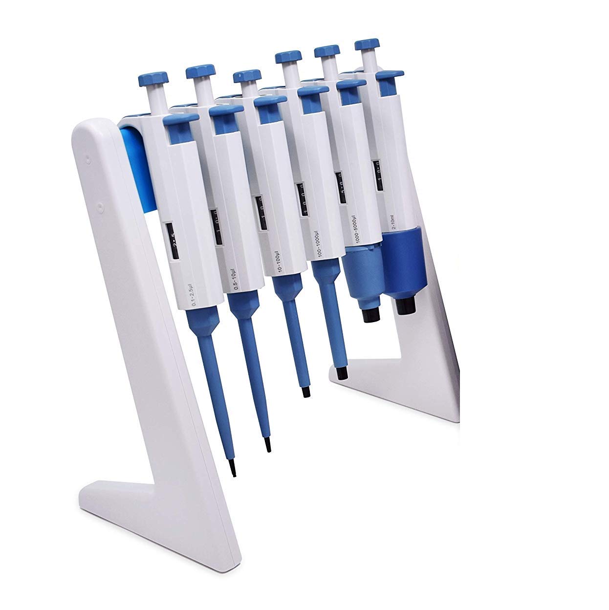 Linear Micropipette/Pipettor Stand and Rack, holds 6 pipettes BigaMart