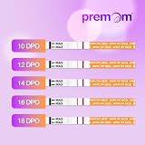 Premom 30 Pack Pregnancy Test Strips Ultra Early 10 mIU/ml HCG Kit view 5