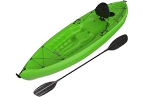 Lifetime Tioga Sit-On-Top Kayak with Paddle, Lime, 120"