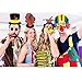 49pcs Circus Birthday Party Supplies - Carnival Photo Booth Props Wedding Birthday Carnival Bachelorette Party Decorations