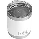 YETI Rambler 10 oz Lowball, Vacuum Insulated, Stainless Steel with Standard Lid