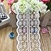 25 Yards White Thin Lace Fabric Ribbon Trim, Lace Yard for DIY Craft, Clothing Accessories and Rustic Wedding Bridal Decoration