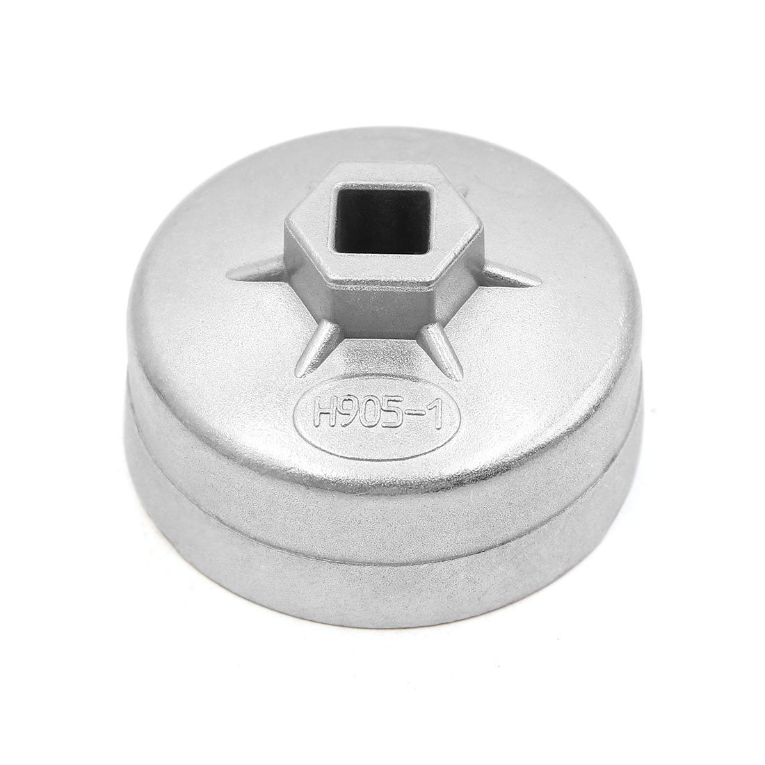 Photo 1 of uxcell 14 Flutes 74mm Inner Dia Metal Oil Filter Wrench Cap Tool Remover for Car Truck