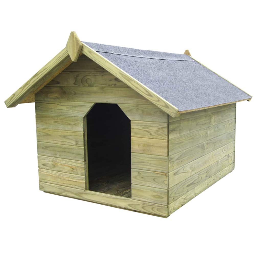 Cuccia Per Cani In Resina "La Zappa" - Tetto Apribile, Isolata Termicamente, Anti-Morso, Taglia Medium (61x68x58 Cm)