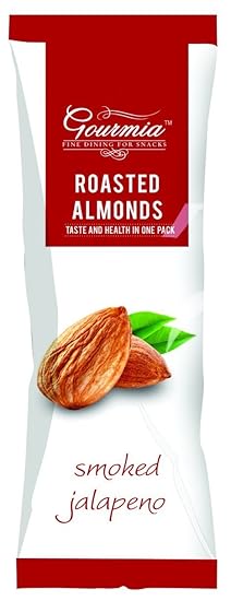 Gourmia Roasted Almonds, Smoked Jalapeno, 40g