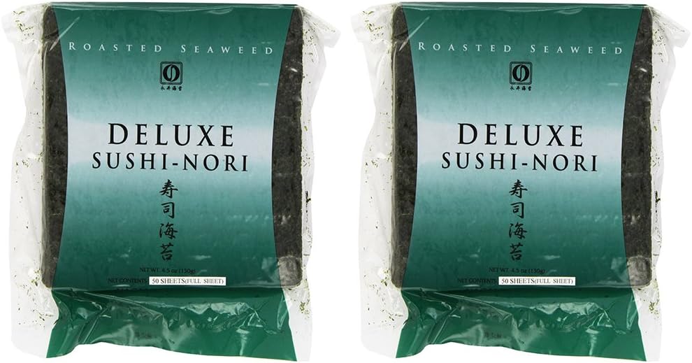 Nagai Deluxe Sushi Nori jWlUkWM, 50 Count (2 Pack)