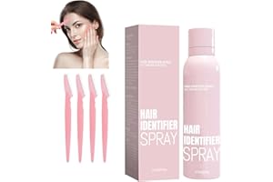 LKOIUEVA Hair Identifier Spray for Face Shaving, Moisturizing and Skin Care Dermaplaner Spray, Face and Body Hair Identifier Spray, Hair Identifier Spray for Face Dermaplaning.