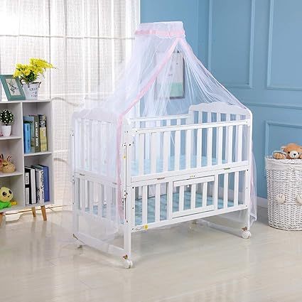 Moustiquaire Pour Lit De Bebe Ciel De Lit Moustiquaire En Maille Rideau En Dome Pour Bloquer Les Mouches Et Les Insectes Pour Lit De Bebe Amazon Fr Bebes Puericulture