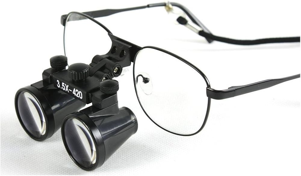hot dental 3.5X Binocular Loupes 420mm Working Distance Medical Glasses