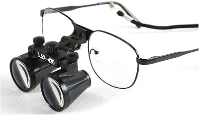 hot dental 3.5X Binocular Loupes 420mm Working Distance Medical Glasses