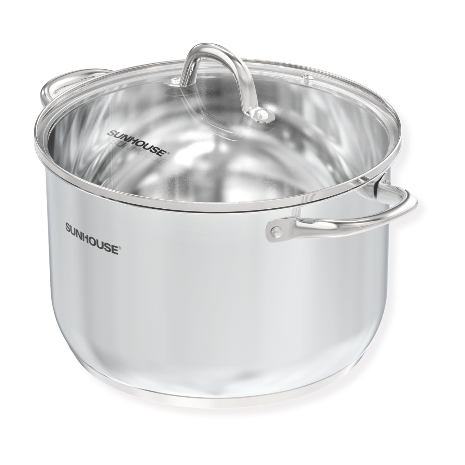 SUNHOUSE Stainless Steel Stock Pot - 11 Quart