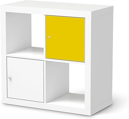 Sticker Pour Meubles Ikea Expedit Porte Simple Et 1 Jaune Design Autocollant De Protection Autocollant Amazon Fr Cuisine Maison