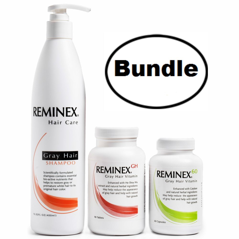 Amazon Com Reminex Anti Gray Hair Shampoo Proprietary