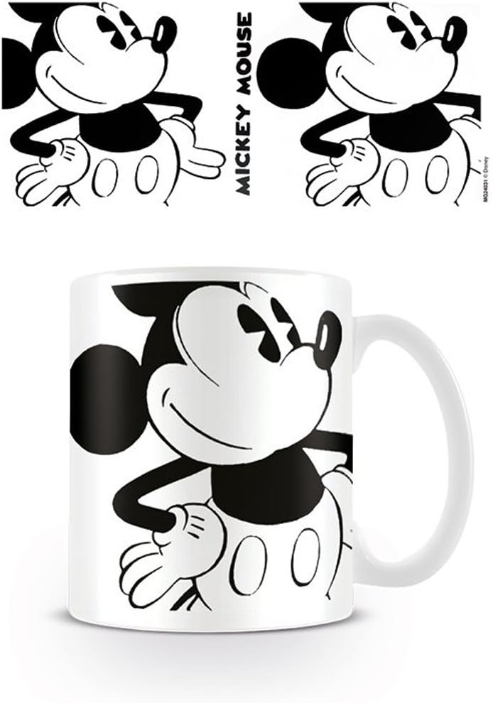 Empireposter Mickey Mouse Vintage Big Disney Ceramic Coffee Mug Diameter 8.5 cm Height 9.5 cm, Multicoloured, 12 x 8 x 10 cm