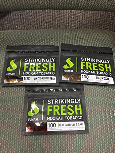 4 Packs Fumari Shisha Tobacco Flavors 100g, Free Shipping