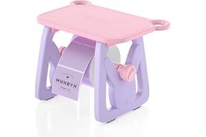 MUNBYN Label Holder for Rolls and Fanfold Labels, Thermal Sticker Holder for Desktop Thermal Printer, Accessory Supplies for Home, Office, Small Business