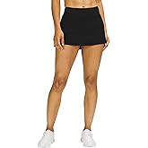 MEIVSO Women's Pleated Workout Tennis Skirts with Pockets Activewear Sports Skort Built-in Shorts