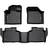 SMARTLINER All Weather Protection Custom Fit 2 Row Floor Mat Liner Set Compatible with 2020-2025 Land Rover Discovery Sport