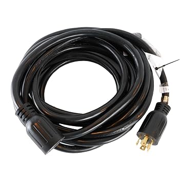 30 Amp Generator Cord 25 Feet Ft L14-30 for Portable Generator, Molded