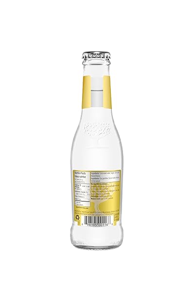FEVER-TREE PREMIUM INDIAN TONIC WATER, 6.8 FL OZ (PACK OF 4)
