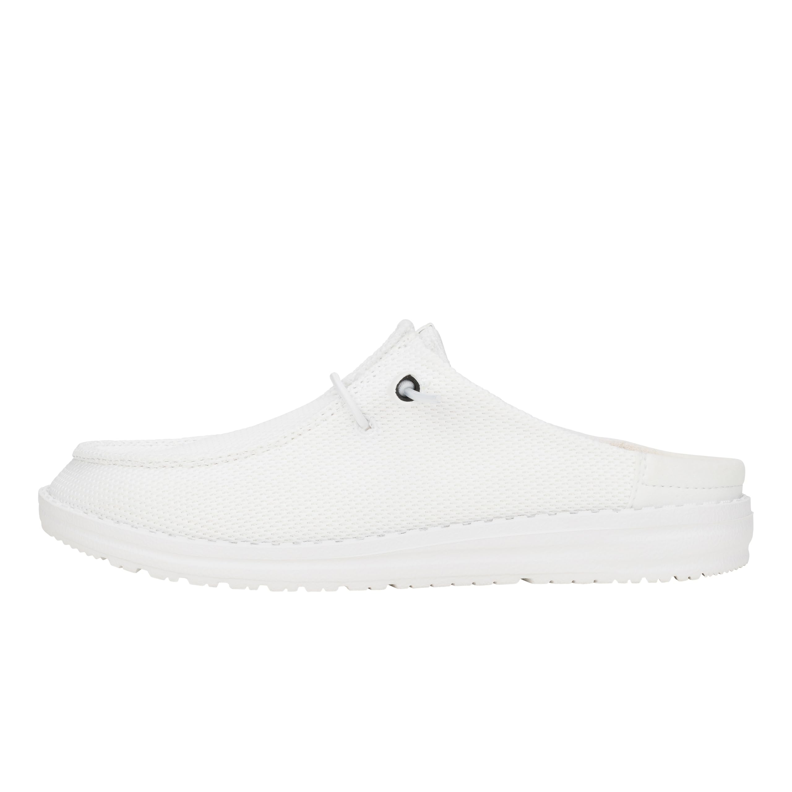 HEYDUDE Women's Wendy Slip Mono White Size 6 | Women's Shoes | Women Slip-on Loafers | Comfortable & Light-Weight Image