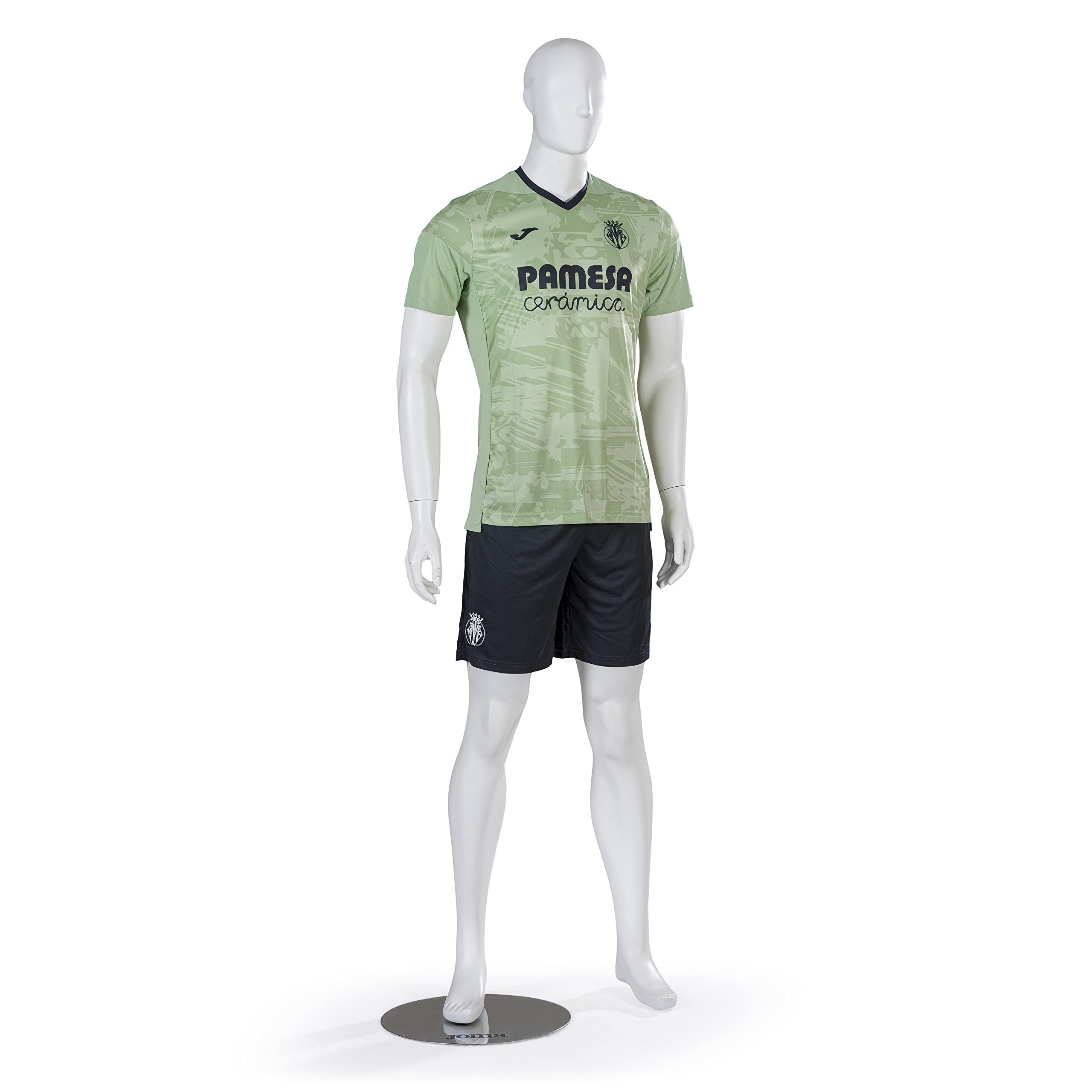 Villarreal CF Official 22/23 Player Training T-Shirt, Hort Sleeve T-Shirt, Unisex, Green, S
