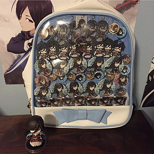SteamedBun Ita Bag Backpack Bowknot Kawaii Candy Color Pins Display Backpack Bag - Thumbnail 7