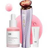 INIA FLARE 3-in-1 Microcurrent Facial Device Red Light Therapy for Face | Beauty Device, Face Massager Tool with Heat &amp; Vibration, for Puffiness &amp; Smoothing, for Clear, Radiant, for Daily Skincare