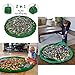 Orient Home Children's Play Mat/Toy Organizer Floor Activity Mat and Toys Storage Bag 60inch Multi Purpose Play Bag Fast Collection Toys Quick Pouch for Storing Toys Picnic Shoulder Bag-Blue