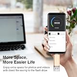 BorlterClamp 32GB USB C 3.0 OTG Flash Drive for Android Phones Tablets Gold view 4