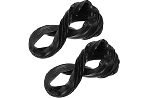 DIKACA 2pcs Adjustable Shampoo Bowl Rubber Rings for Ceramic Basin Seal – Leak-Proof Drainage Replacement
