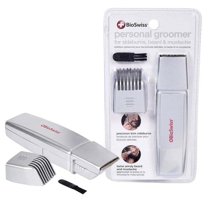 bioswiss electric facial hair trimmer