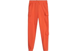 Dreamstar Girls' Jogger Pants - Soft Fleece Oversized Cargo Pants for Girls - Baggy-Loose Girls Fashion Cargo Joggers (7-16)
