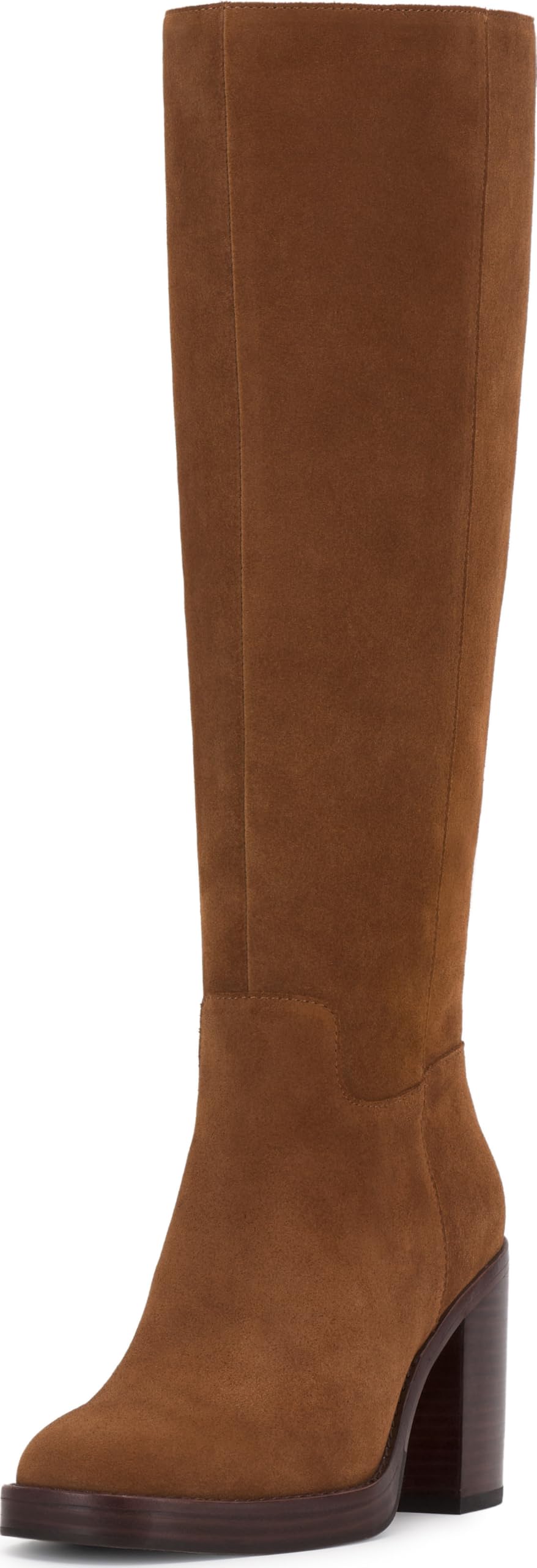 Vince Camuto Gibi Narrow Calf Knee High Boot, Burnt Sugar, 9