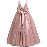 Kismissal Flower Girl Dress for Wedding Tutu Tulle Cute Girls Party Dress Kids Ball Gown Pageant Dress Size 2-14