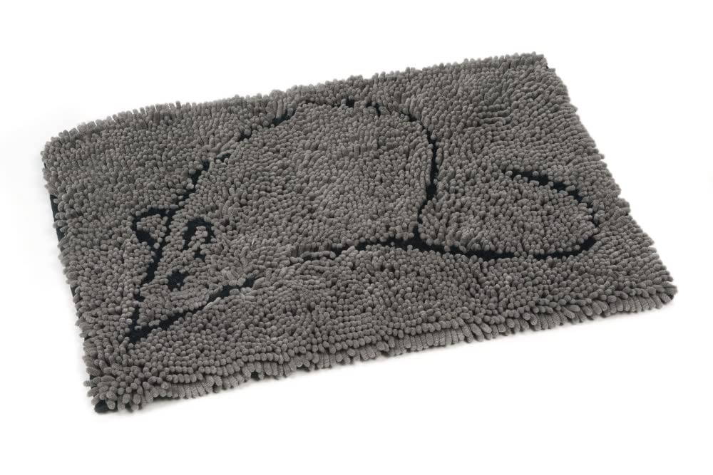 Beeztees DGS Dirty Cat Mat Length 60 cm Width 40 cm Grey