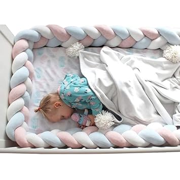 soft knot crib bumper