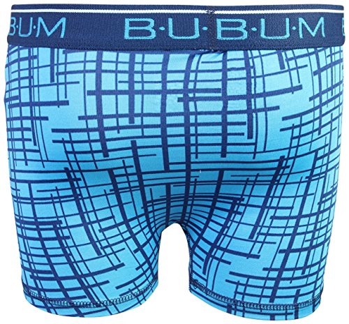 B.U.M. Equipment Boys\' Performance Active Compression Underwear Boxer Briefs (6 Pack), Blue/Grey/Blue Stripes, Small/6-7' - Thumbnail 5