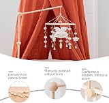 let's make Baby Crib Mobile Holder Wooden Mount Pine Natural Unpainted view 3